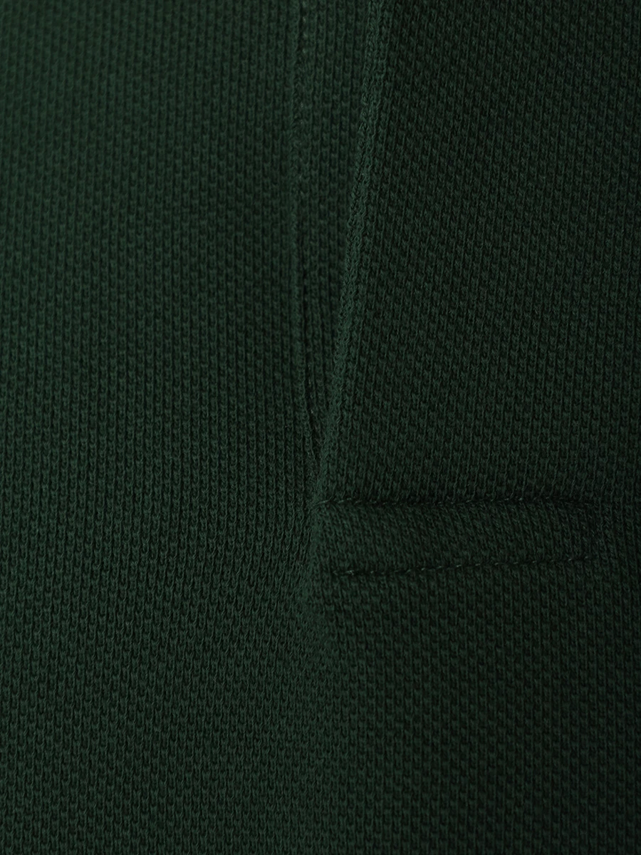 Поло хлопковое BURBERRY 8083601 B8636 Зеленый  Фото 6