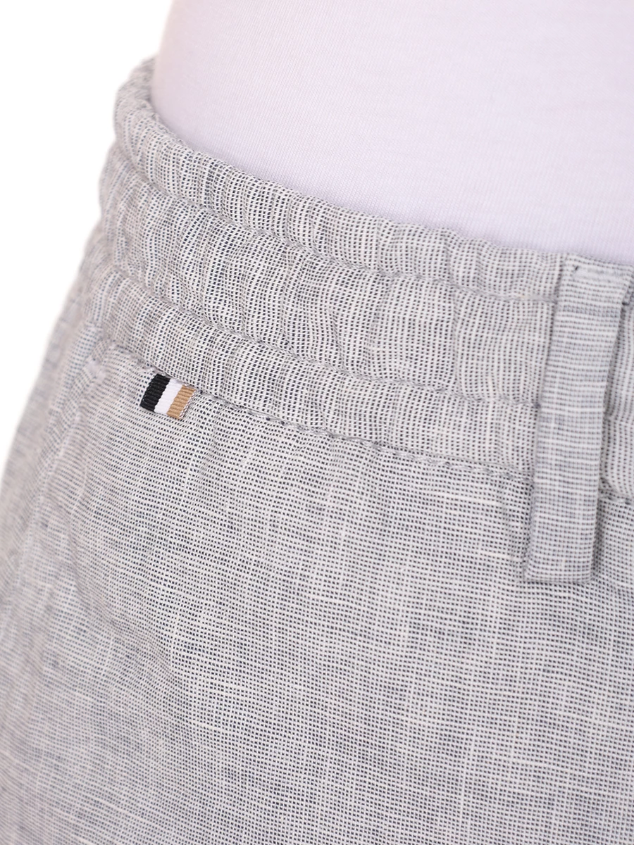 

Шорты Regular Fit из хлопка и льна, Серый, 50512555/404