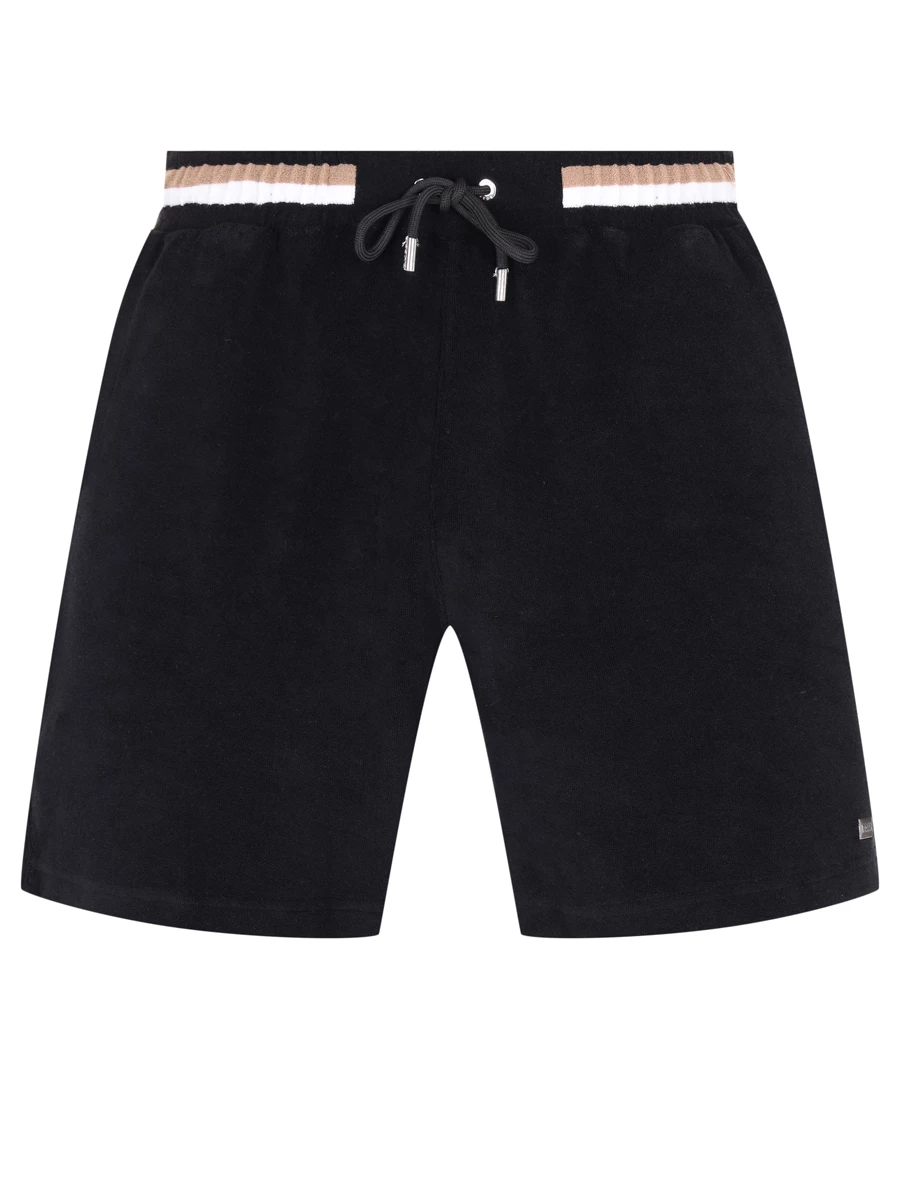 Шорты хлопковые BOSS 50515701/001 Черный 