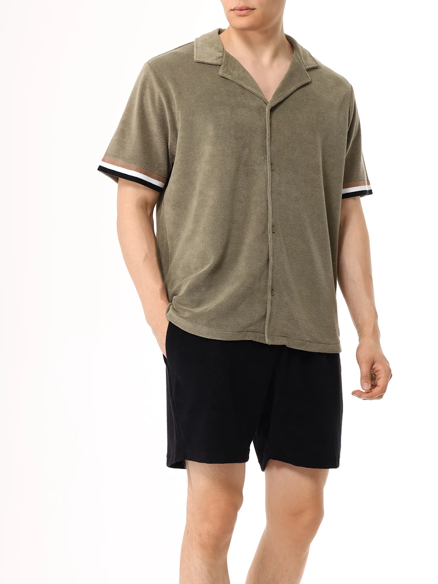 Шорты хлопковые BOSS 50515701/001 Черный  Фото 2