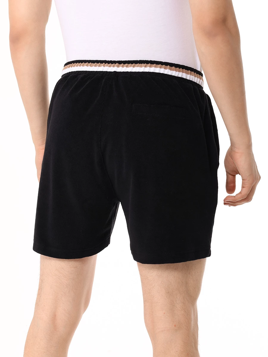 Шорты хлопковые BOSS 50515701/001 Черный  Фото 3