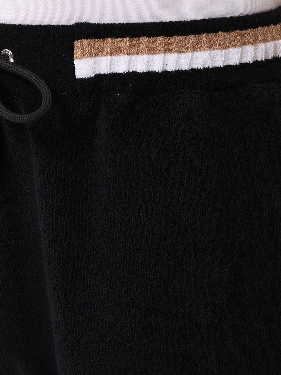 Шорты хлопковые BOSS 50515701/001 Черный  Фото 5