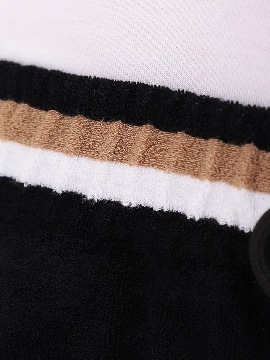 Шорты хлопковые BOSS 50515701/001 Черный  Фото 6