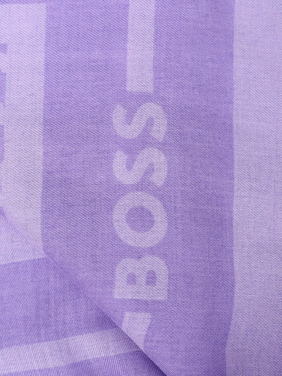 Платок из модала BOSS 50521800/537 Сиреневый  Фото 3