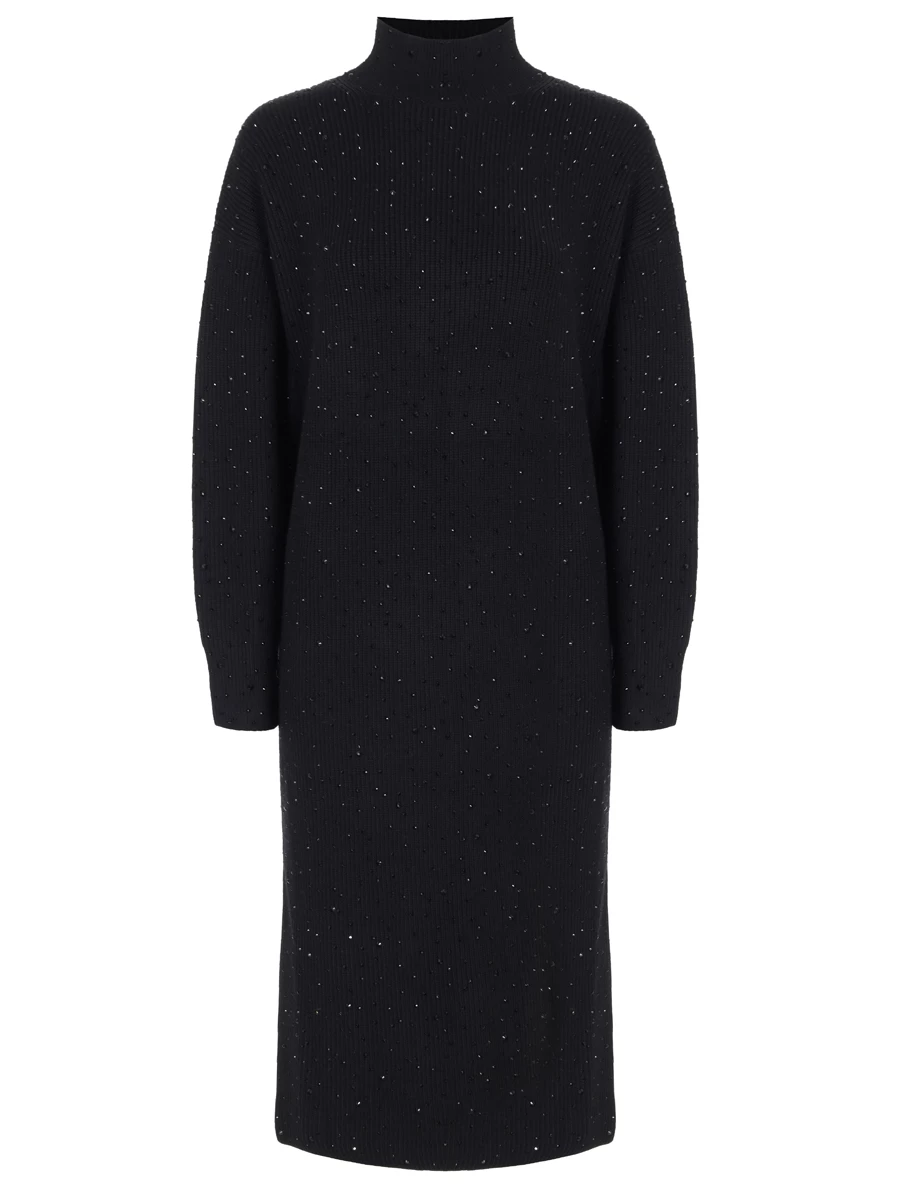 Платье из вискозы SOL ANGELANN SKDFW24-1408 Черный 
