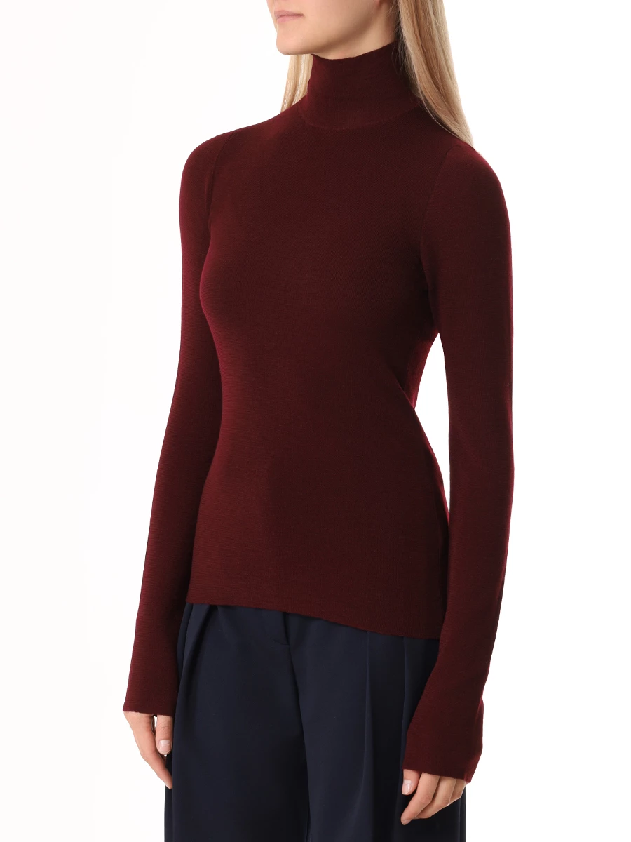 Водолазка шерстяная ETRO WRKE0172 AL264 R0369 Бордовый  Фото 2