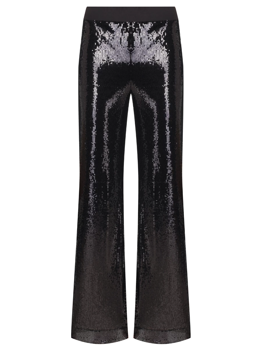 Брюки с пайетками LAROOM fw24-2285 Черный 