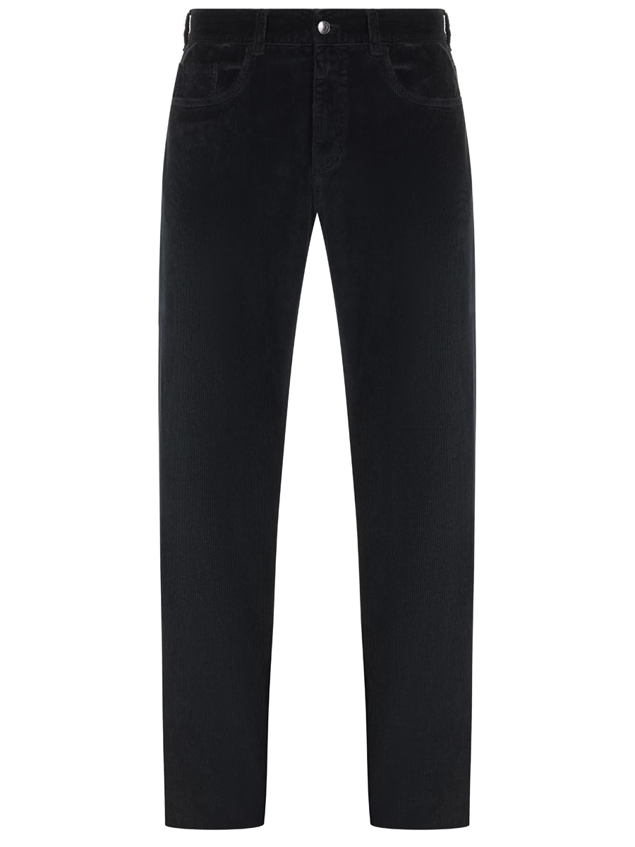 Джинсы Regular Fit вельветовые CANALI PT01413/101/91519 Черный 