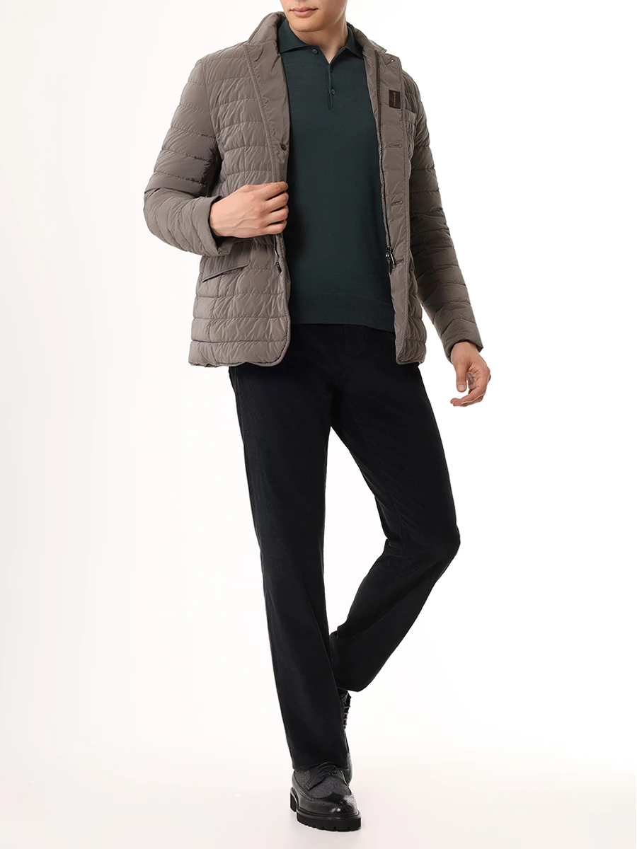 Джинсы Regular Fit вельветовые CANALI PT01413/101/91519 Черный  Фото 2