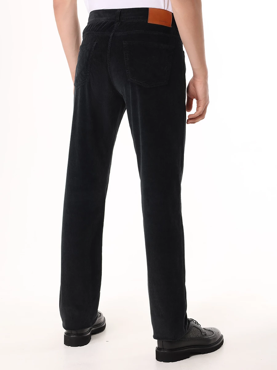 Джинсы Regular Fit вельветовые CANALI PT01413/101/91519 Черный  Фото 3