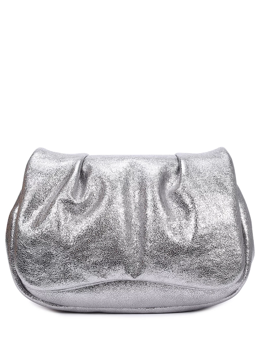 

Сумка кожаная, Серебряный, BS10996 PRT/SILVER