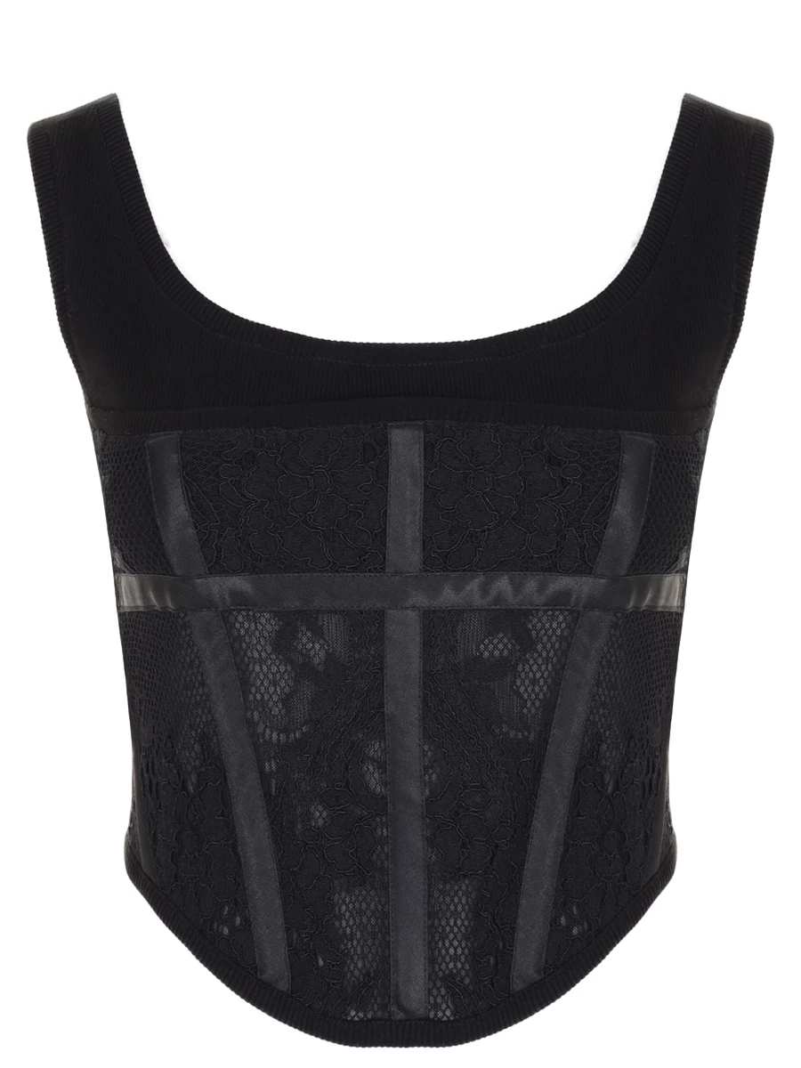 

Корсет хлопковый, Черный, MP-PF23-30