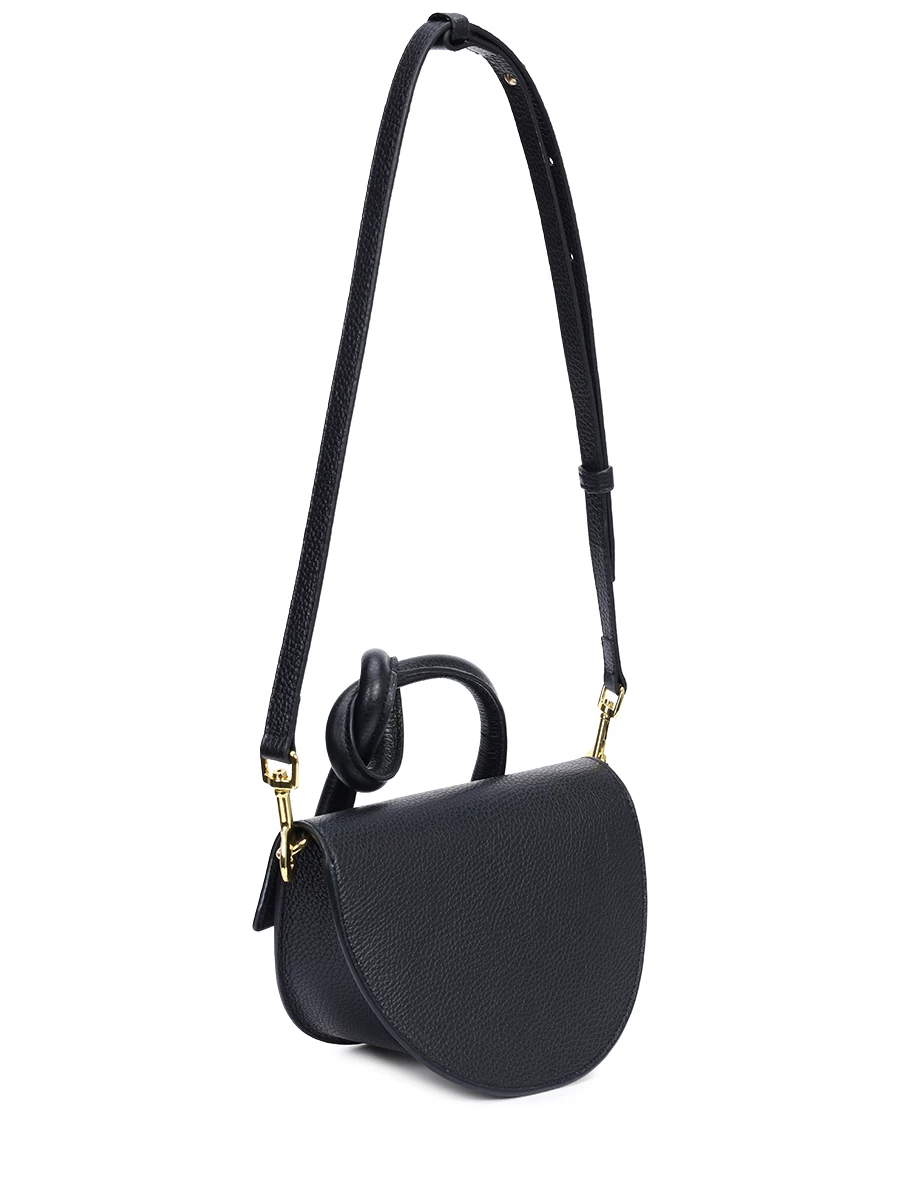 Сумка кожаная Pretzel YUZEFI YUZCO-HB-PRZ-L034 Черный  Фото 3