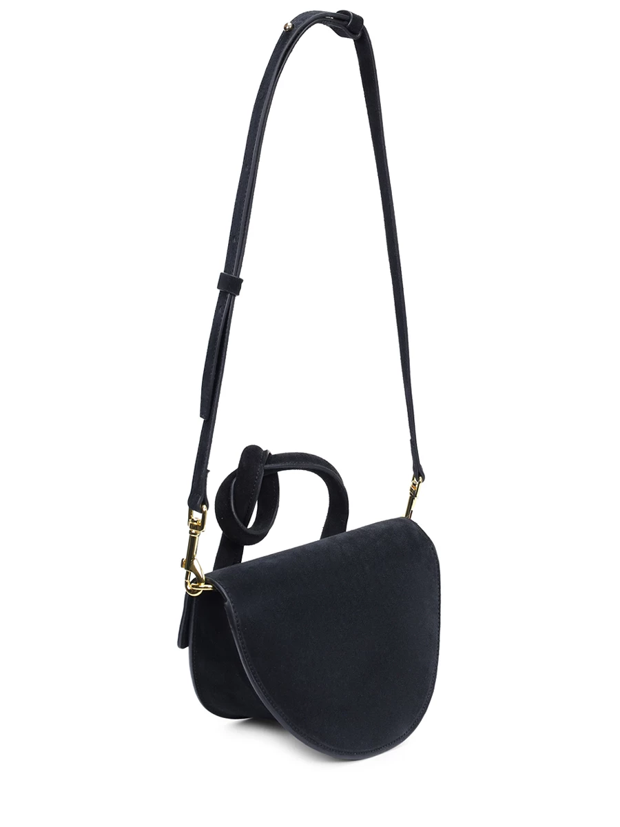 Сумка замшевая Pretzel YUZEFI YUZCO-HB-PRZ-S011 Черный  Фото 3