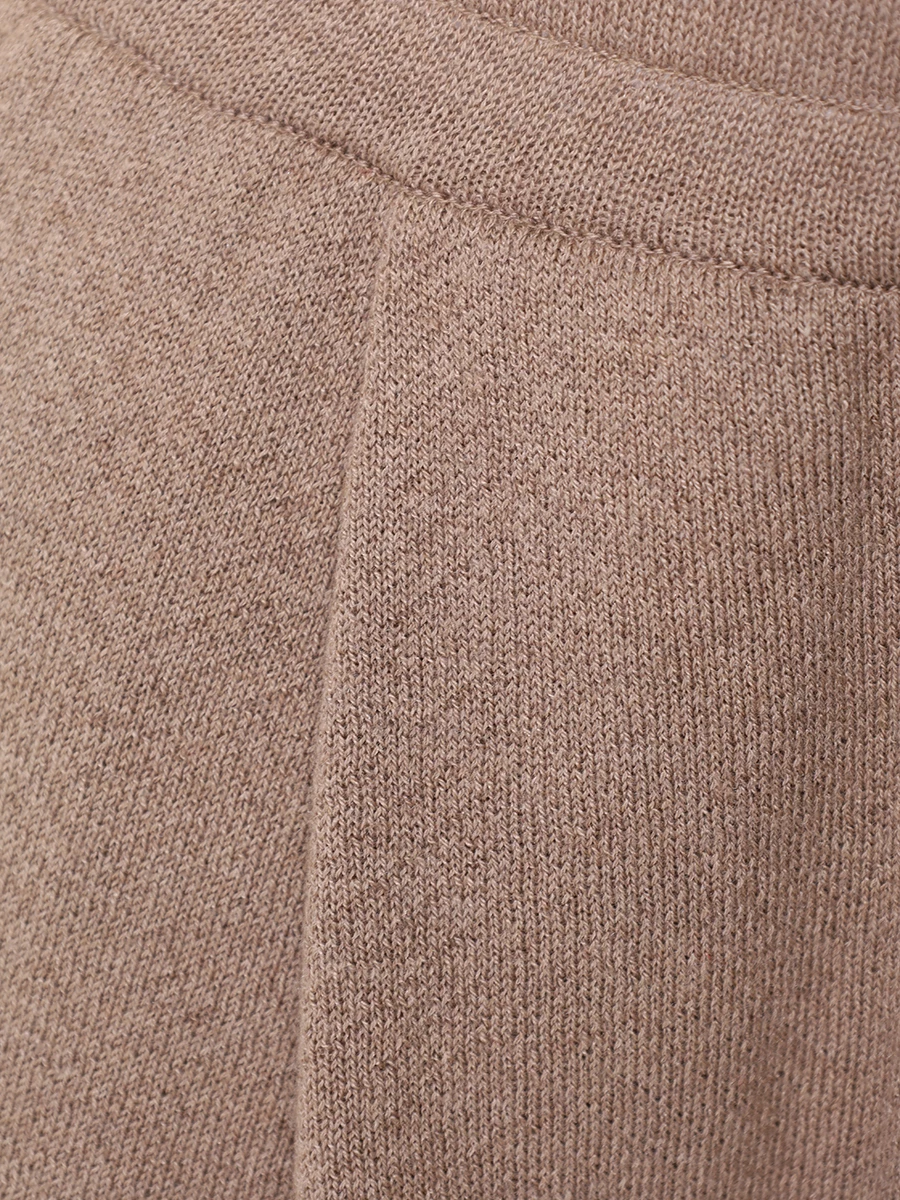 Брюки шелковые FREE AGE W25.PT122.6030.130 Коричневый  Фото 6