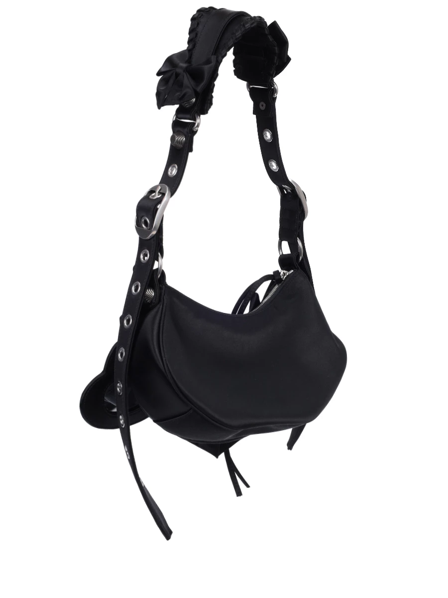 Сумка текстильная BALENCIAGA 671309 2AAWD 1000 Черный  Фото 3