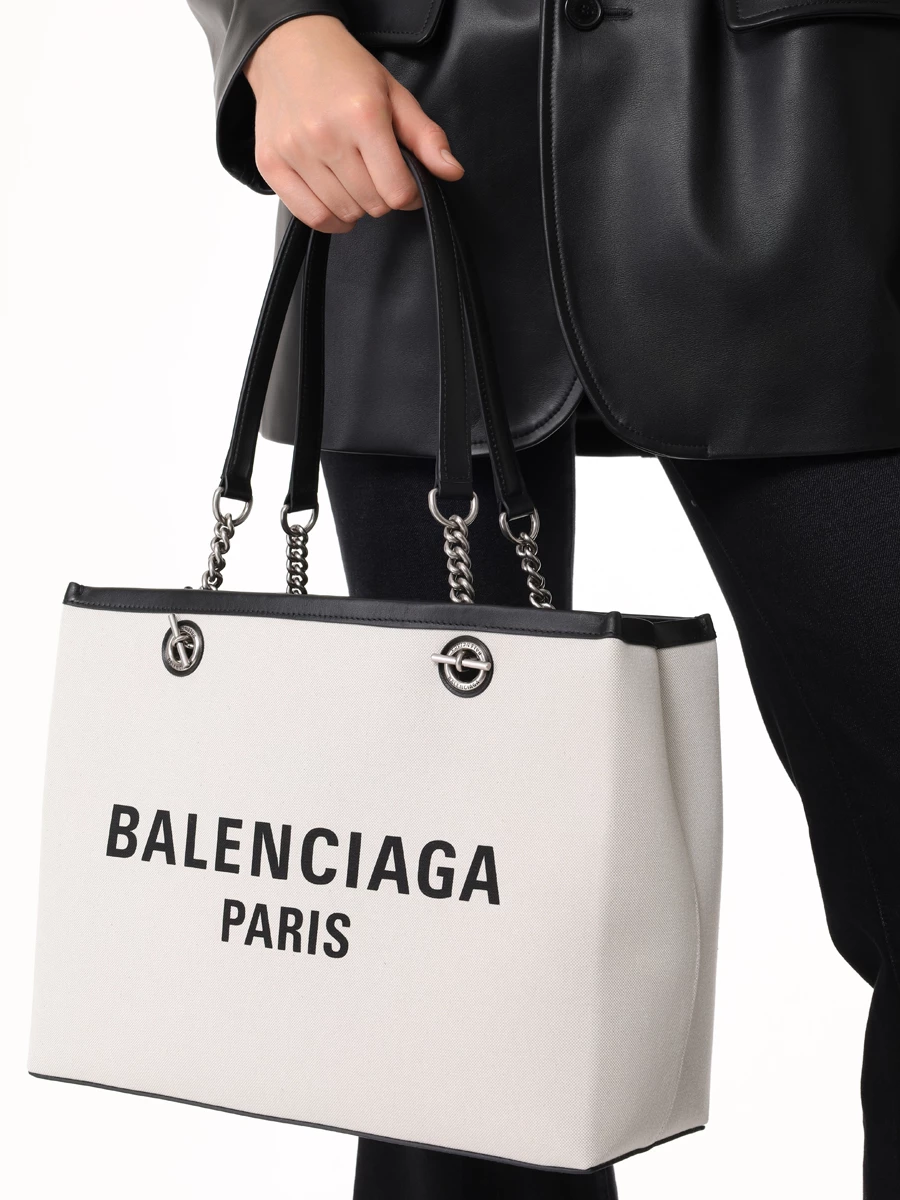 Сумка текстильная BALENCIAGA 759973 2AAOK 9260 Серый  Фото 2