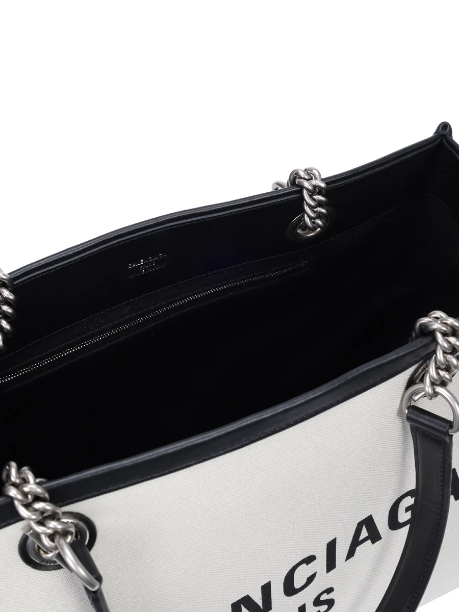 Сумка текстильная BALENCIAGA 759973 2AAOK 9260 Серый  Фото 4