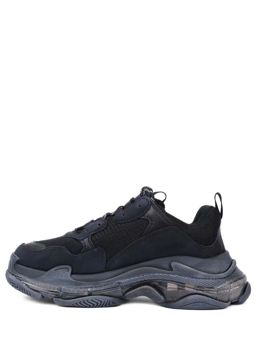 Кроссовки комбинированные Triple S BALENCIAGA 541624 W2FB1 1000 Черный  Фото 3