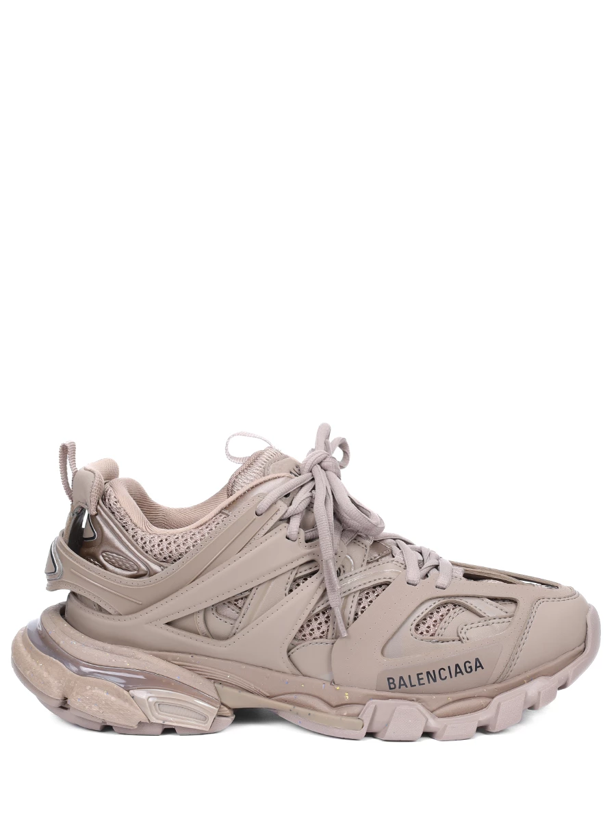 Кроссовки комбинированные Track BALENCIAGA 542436 W3FE3 3339 Бежевый 