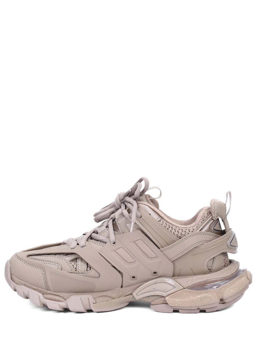 Кроссовки комбинированные Track BALENCIAGA 542436 W3FE3 3339 Бежевый  Фото 3