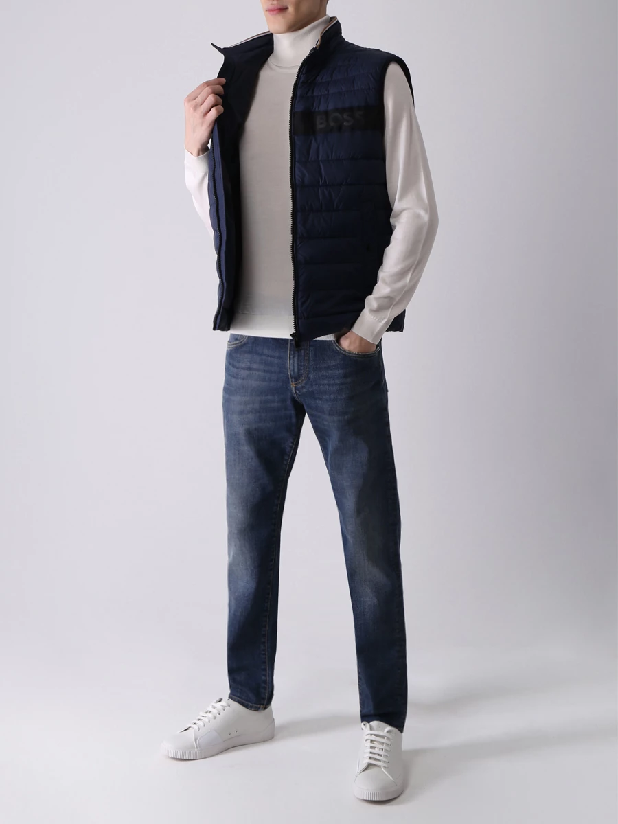 Жилет стеганый BOSS 50464300/404 Синий  Фото 2