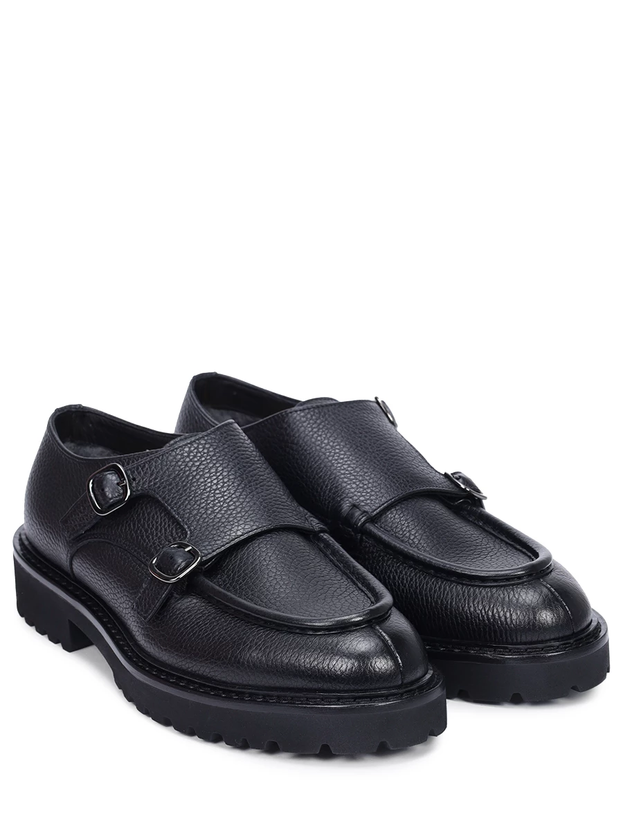 

Монки кожаные на меху, Черный, DU2738PHILUN019NN00