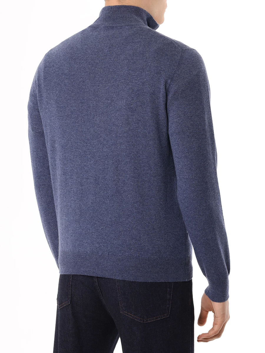 Джемпер кашемировый FIORONI CASHMERE MKL00CAC6 0040 A8 Синий  Фото 3