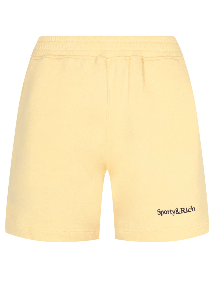Шорты хлопковые SPORTY & RICH SH007S402SA/219 Желтый 