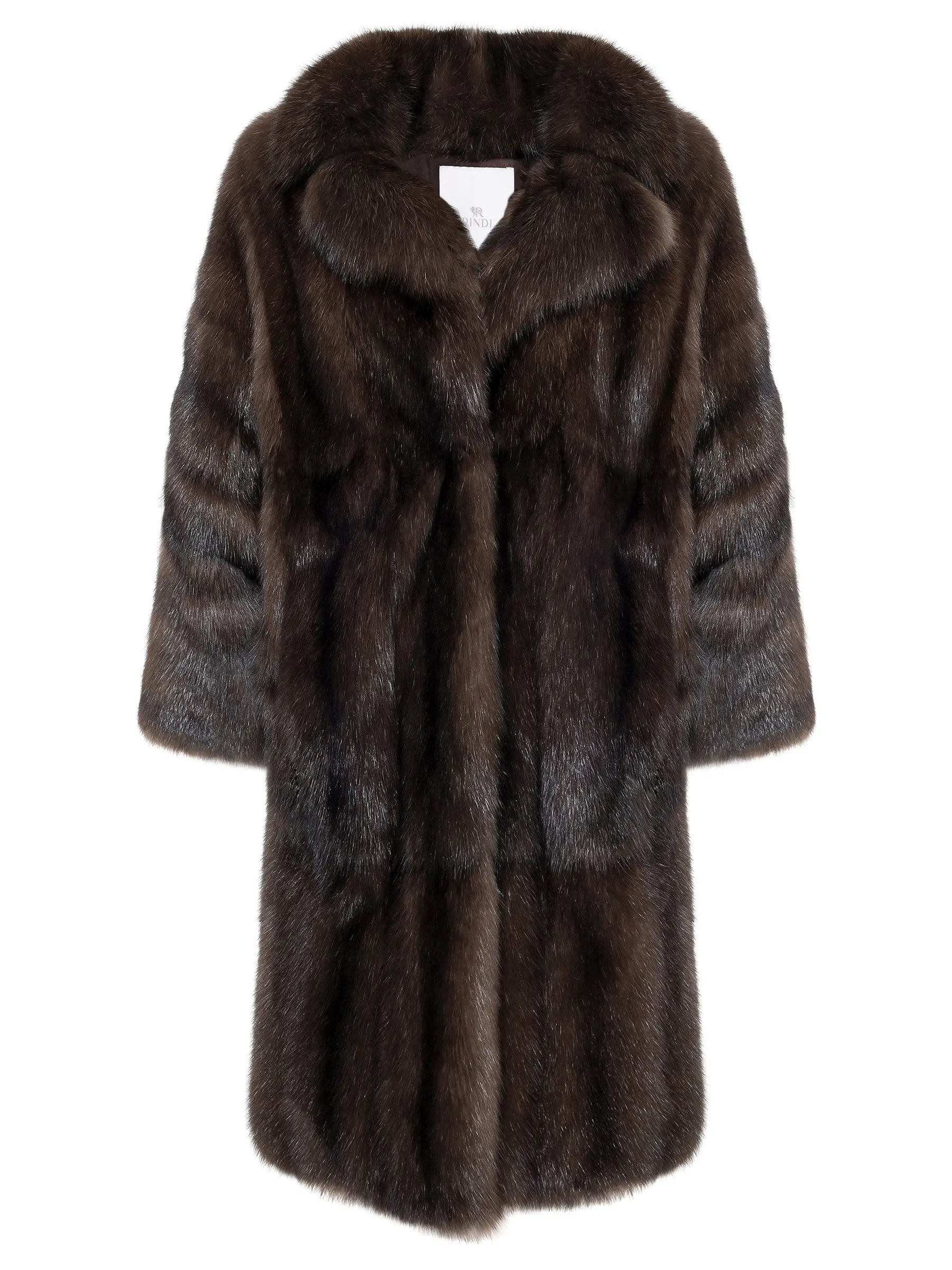 

Шуба соболиная, Коричневый, MOD.24/084 Темно