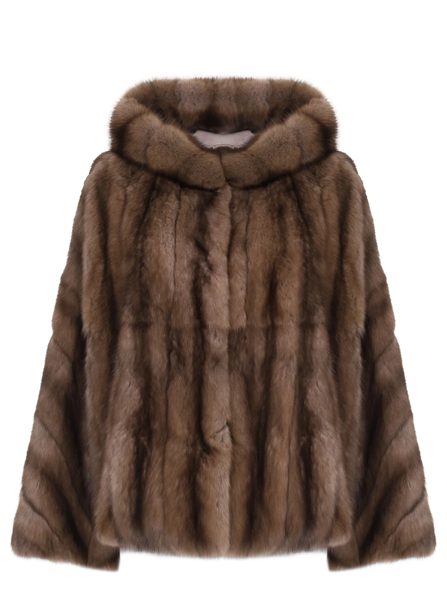Шуба соболиная RINDI MOD.24/078 Коричневый 