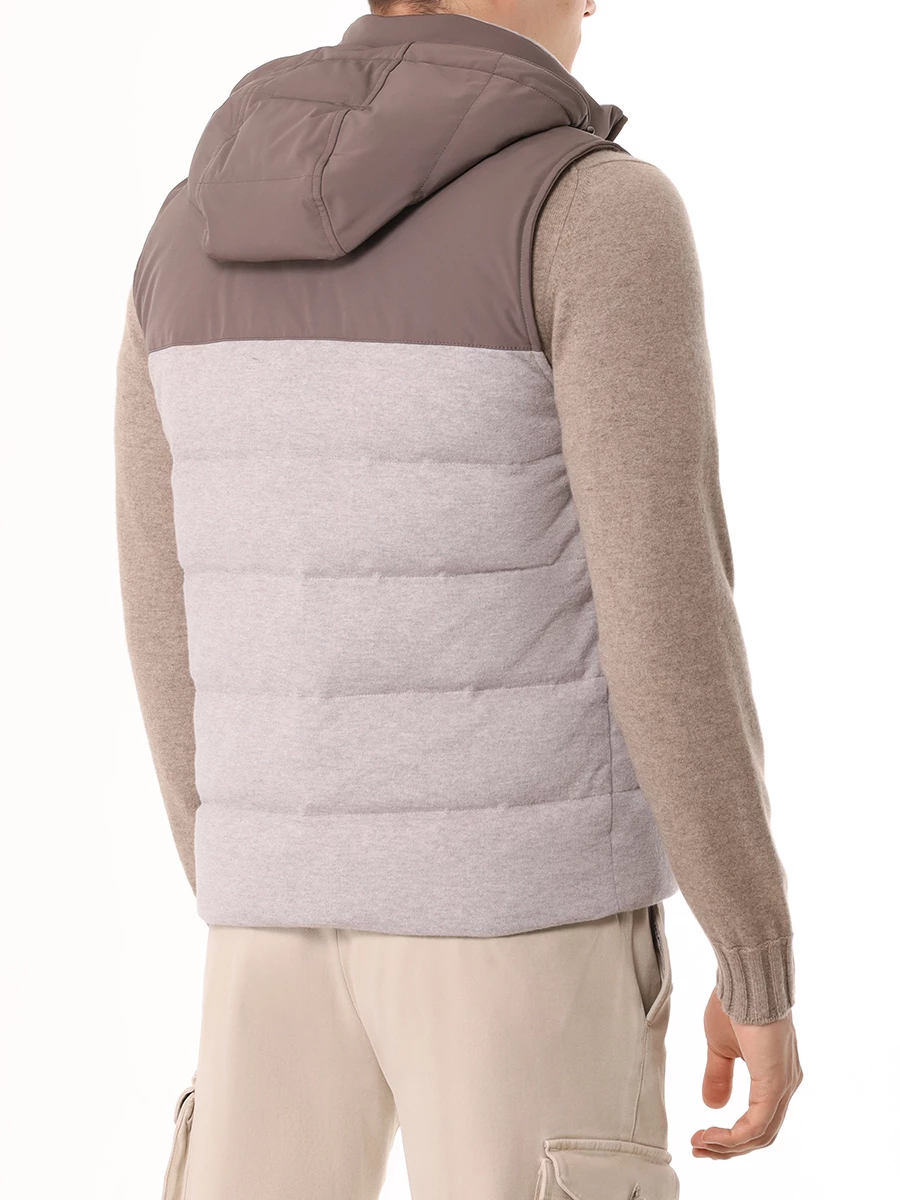 Жилет кашемировый FIORONI CASHMERE MTX25022E1 0002 TX12 Бежевый  Фото 3