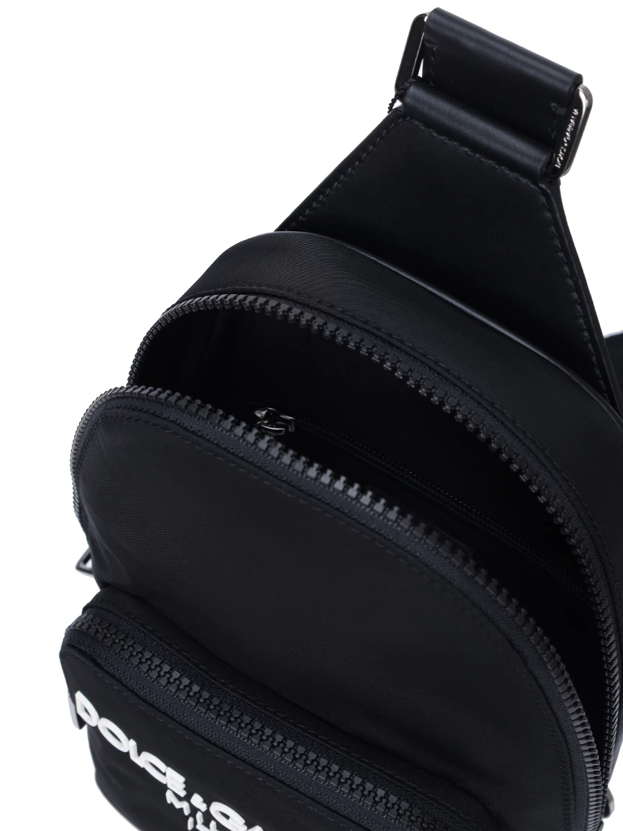 Сумка текстильная DOLCE & GABBANA BM2295AG182 8B956 Черный  Фото 4