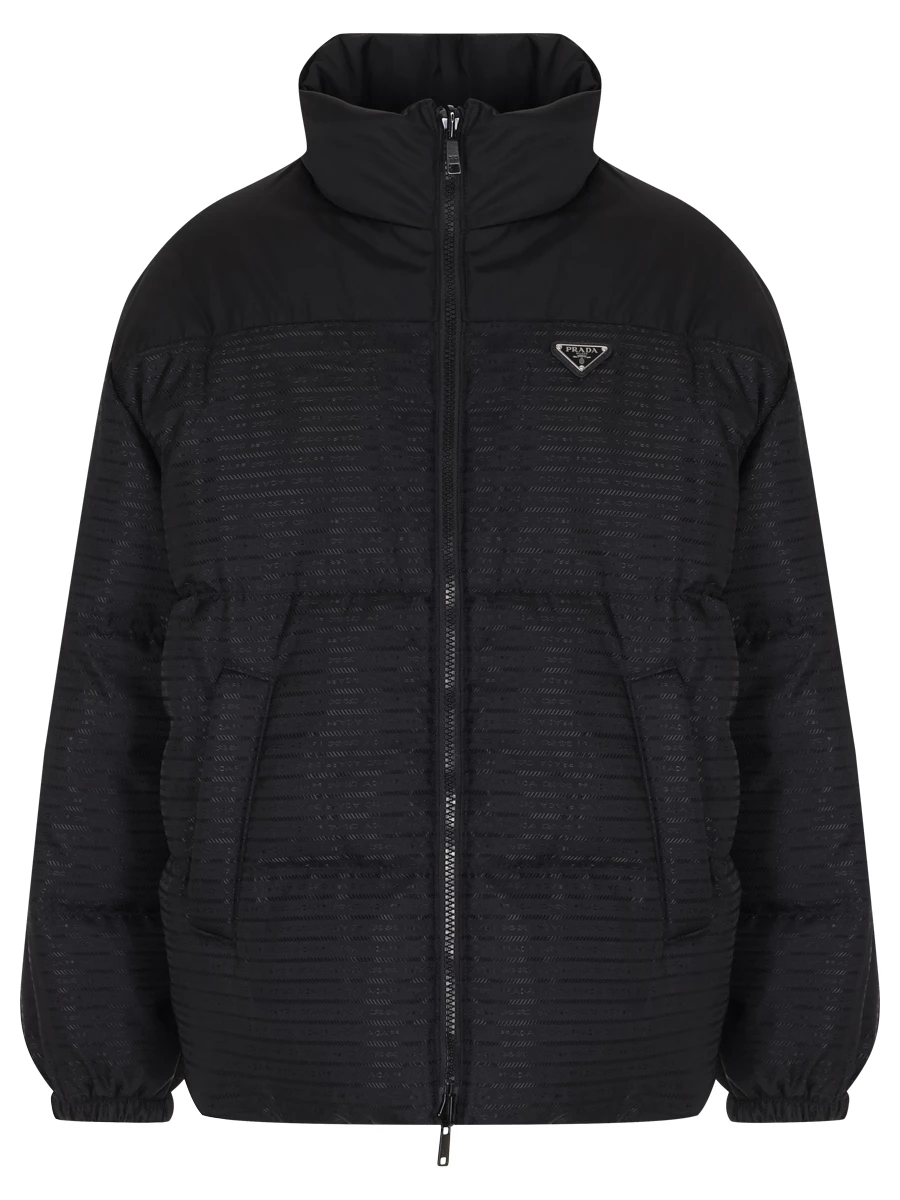 Пуховик двусторонний PRADA SGC045S2221WQ8 F0002 Черный  Фото 7