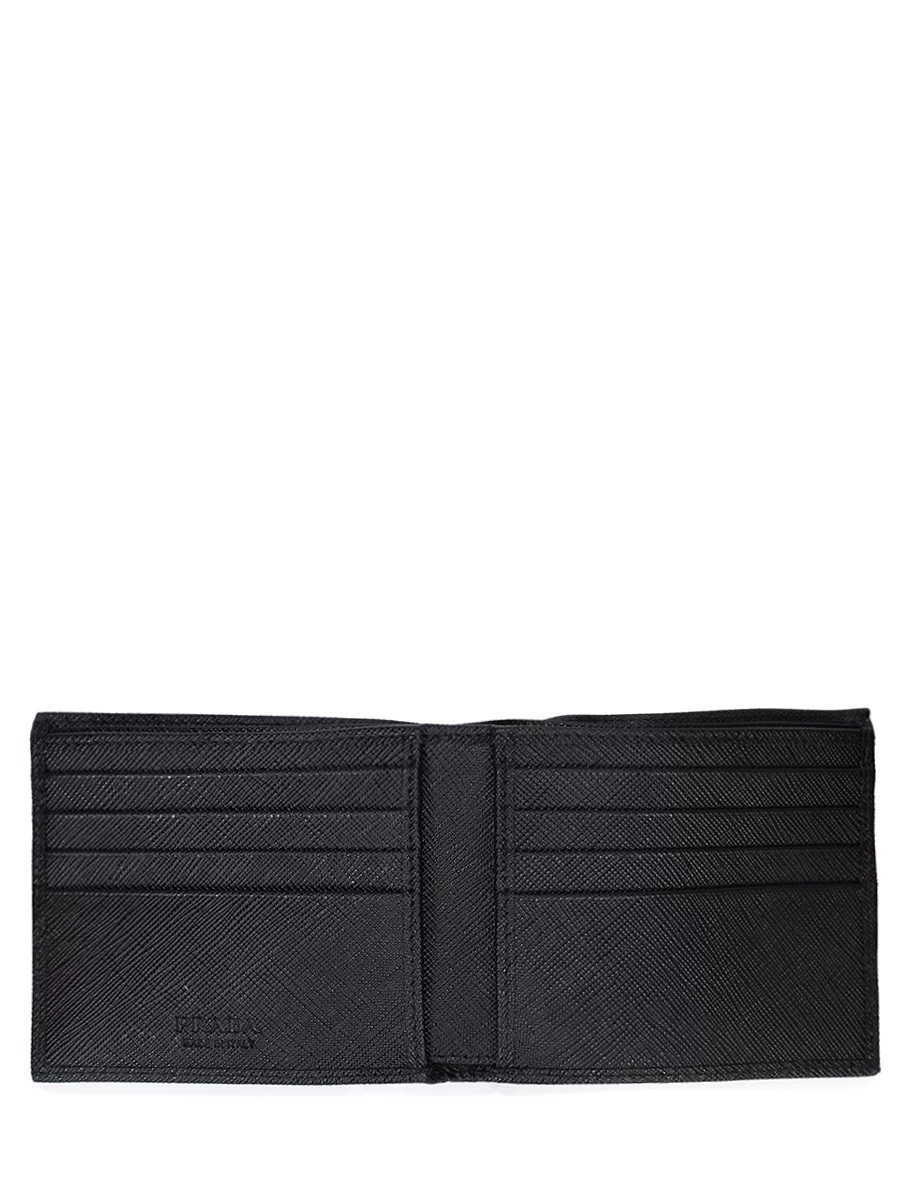 Кошелек кожаный PRADA 2MO513QHH F0002 Черный  Фото 3