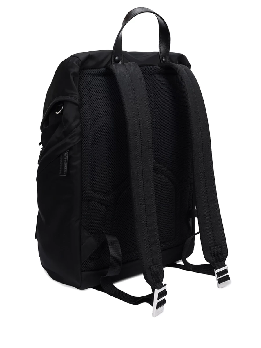 Рюкзак текстильный PRADA 2VZ135VHOL2DMG Черный  Фото 3