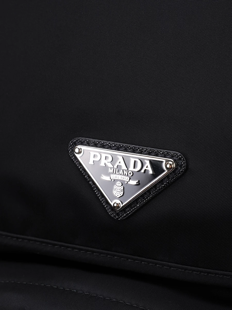 Рюкзак текстильный PRADA 2VZ135VHOL2DMG Черный  Фото 5