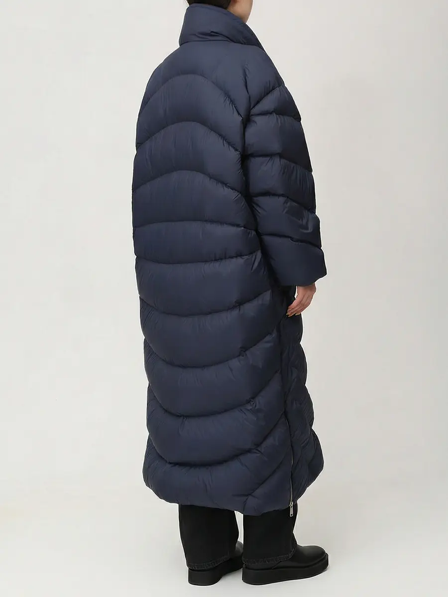 Пуховик стеганый ADD 10AW447/8782 Синий  Фото 3