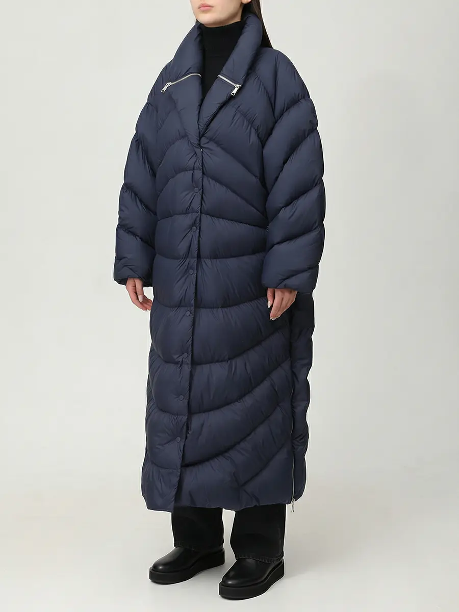 Пуховик стеганый ADD 10AW447/8782 Синий  Фото 4