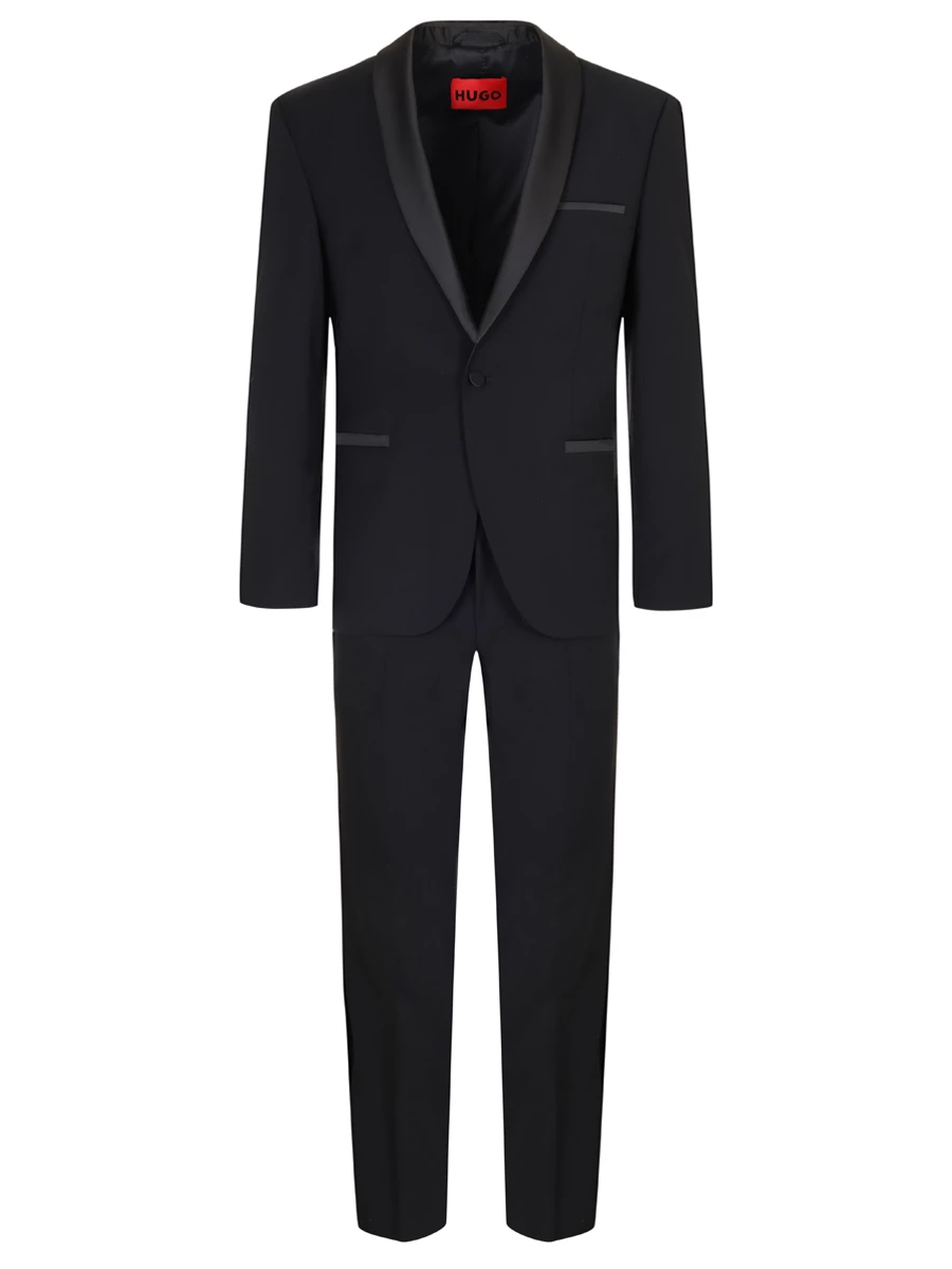 

Смокинг Extra Slim Fit шерстяной, Черный, 50476333/50476482/001