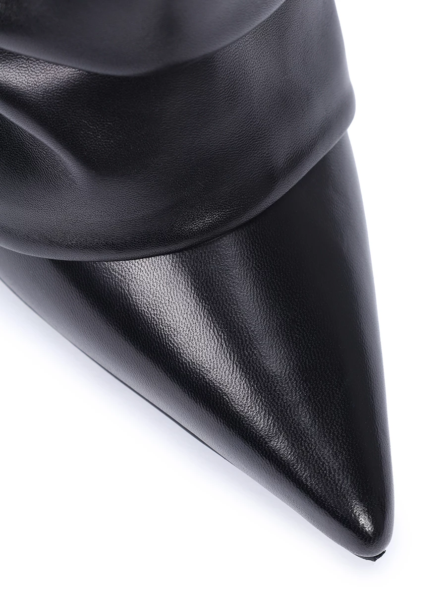 Сапоги кожаные LE SILLA 2843A100R3PP/001 Черный  Фото 5