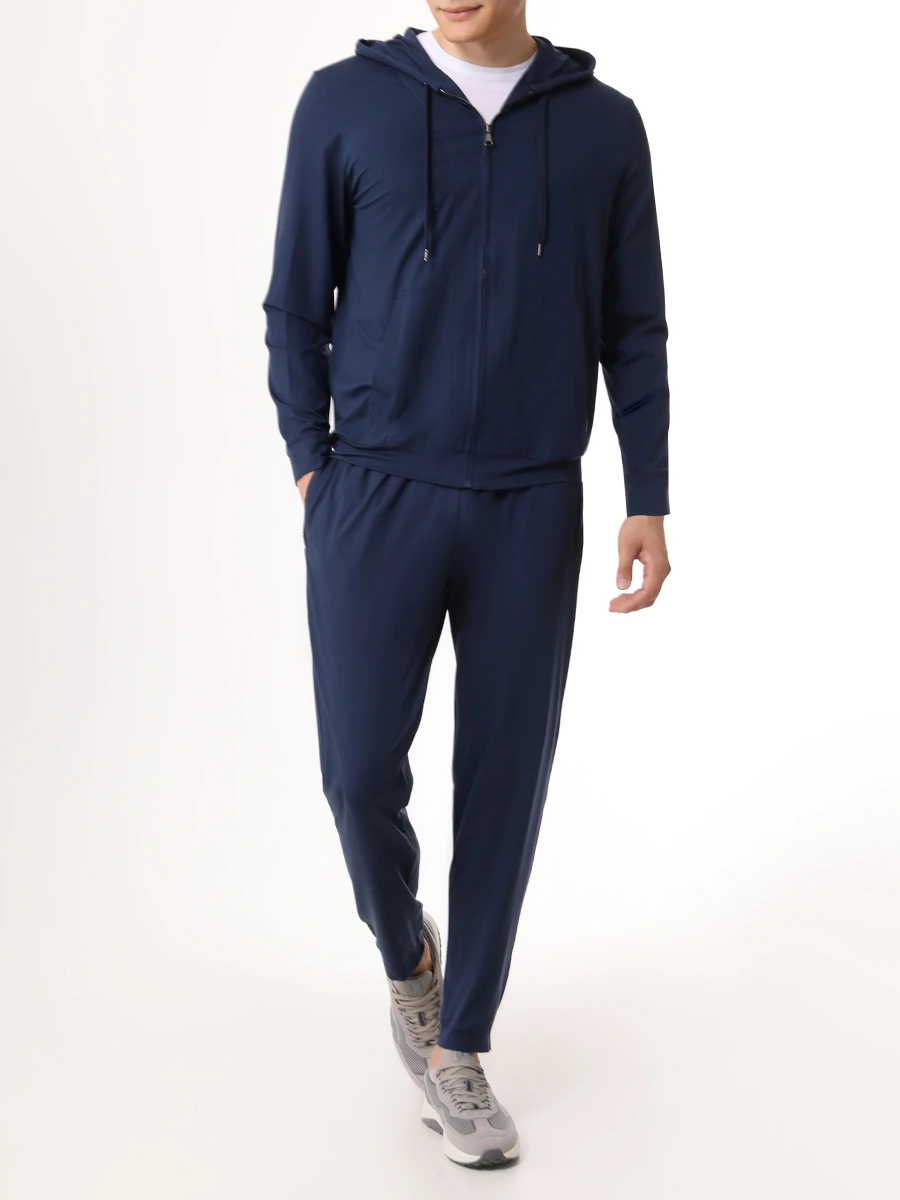 Олимпийка из модала DEREK ROSE 3126-BASE001NAV Синий  Фото 2