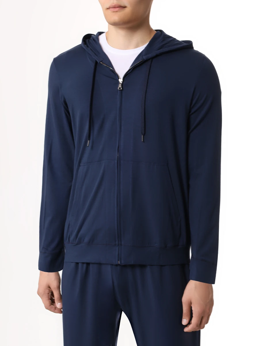 Олимпийка из модала DEREK ROSE 3126-BASE001NAV Синий  Фото 4
