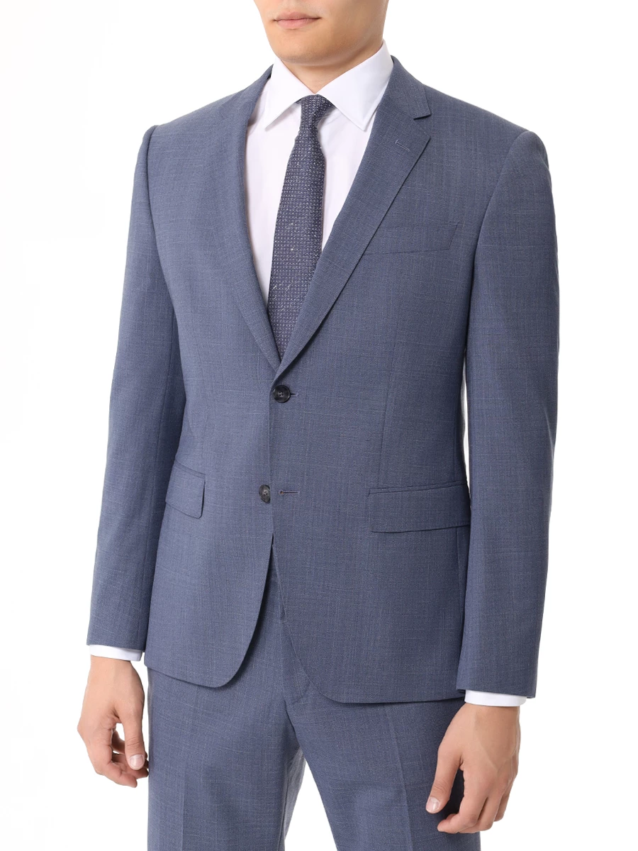 Костюм Slim Fit BOSS 50530530/50530541/412 Голубой  Фото 4