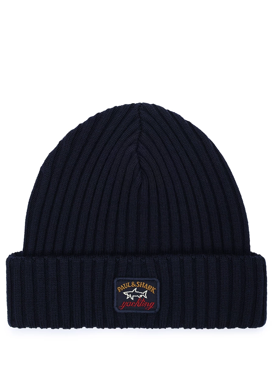 Комплект шапка и шарф PAUL & SHARK C0P1051KIT/C0P1059KIT/050 Синий  Фото 2