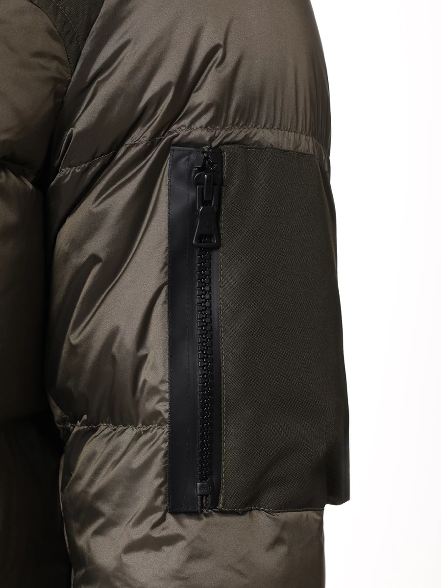 Пуховик стеганый PAUL & SHARK 14312670/089 Зеленый  Фото 5