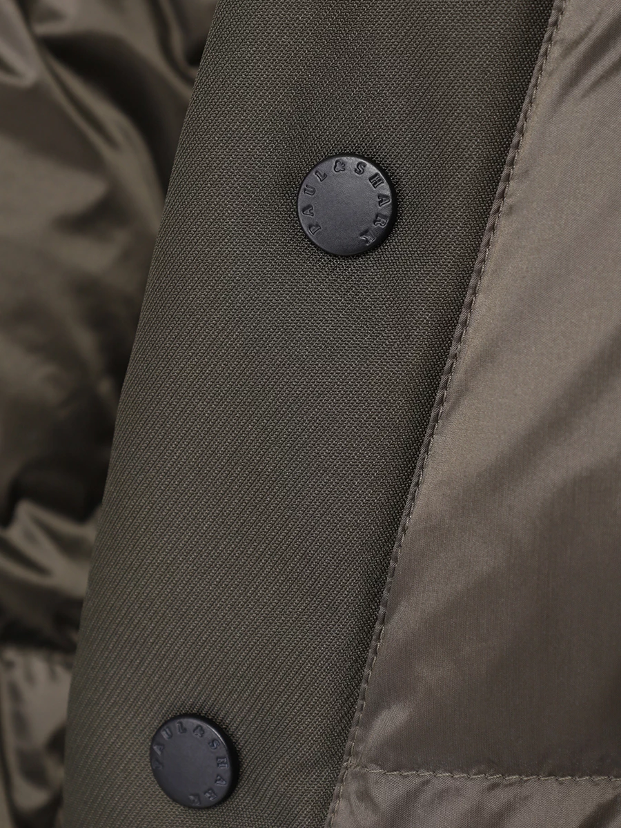 Пуховик стеганый PAUL & SHARK 14312670/089 Зеленый  Фото 6