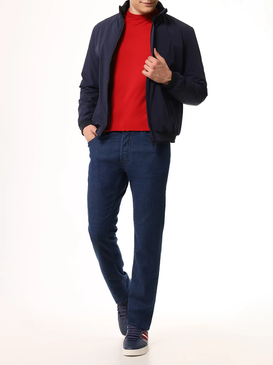 Куртка однотонная PAUL & SHARK 14312019/013 Синий  Фото 2