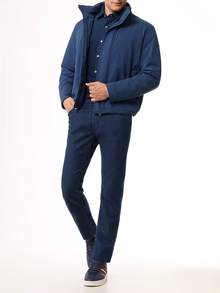Рубашка Regular Fit хлопковая PAUL & SHARK 14313033CF/402 Синий  Фото 2