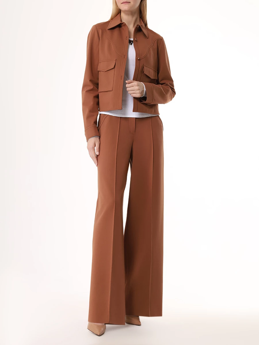 Костюм из вискозы DOROTHEE SCHUMACHER 242/648022/648003/773 Коричневый  Фото 2